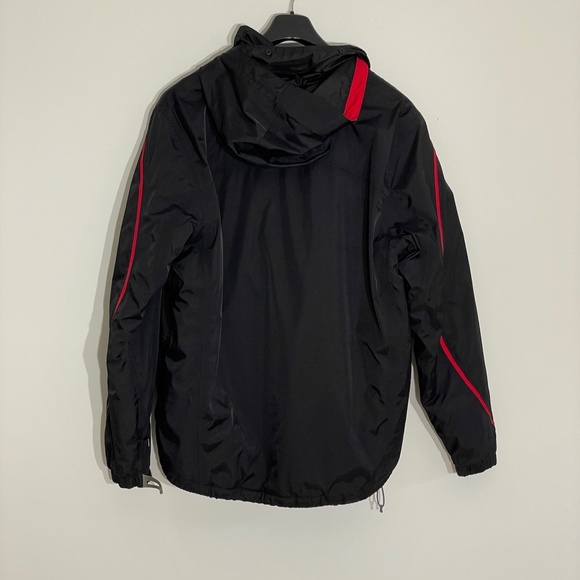 Lands' End Men's Black Winter Jacket with Hood Size XL - Picture 2 of 7